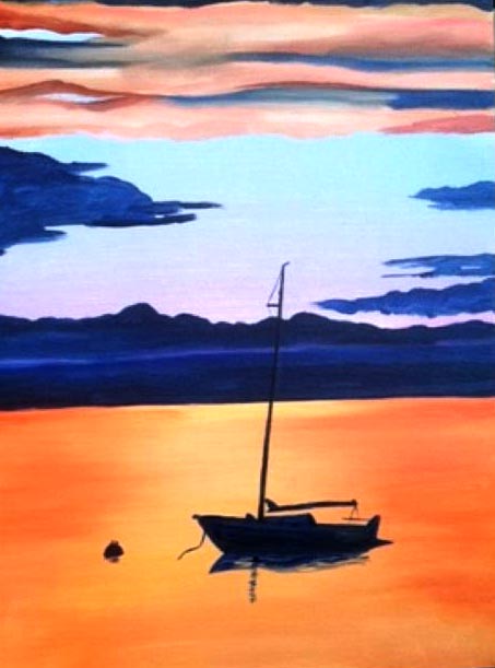 Sailboat Sunset 